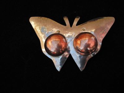 Schmetterling Neusilber, Kupfer